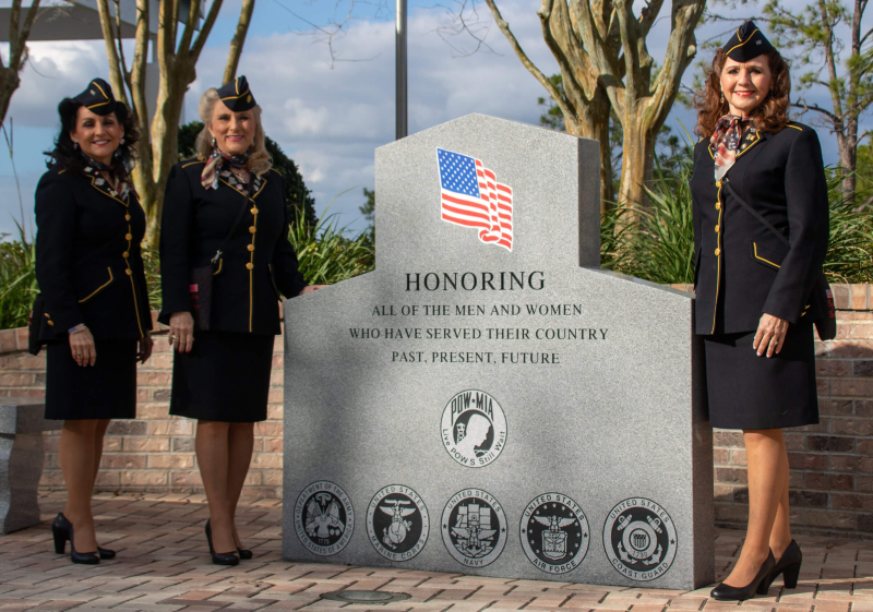 Ladies for Liberty at POW-MIA memorial